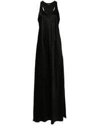 Balenciaga - Logo Letters All Over Racer Back Gown - Lyst