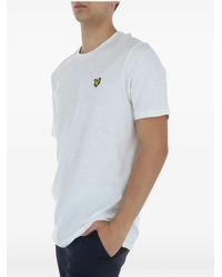 Lyle & Scott - Logo-Embroidered Cotton T-Shirt - Lyst