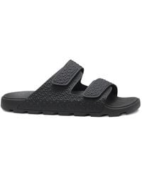 HUGO - Textured Strap Slides - Lyst