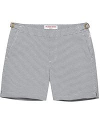 Orlebar Brown - Jacquard Pattern Swim Shorts - Lyst