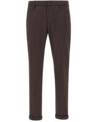 Dondup - Buttoned Logo-Detail Pants - Lyst