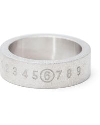 MM6 by Maison Martin Margiela - Numeric Signature Numbers-motif Ring - Lyst