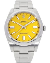 Rolex 2021 Ongedragen Oyster Perpetual Horloge - Metallic