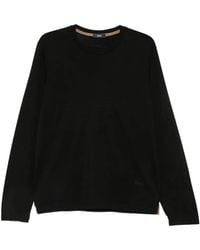 Herno - Logo-Plaque Long-Sleeve T-Shirt - Lyst