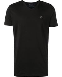 Philipp Plein Logo Patch T-shirt - Black