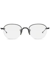Thom Browne - Lunettes De Vue À Monture Ovale Sans Cerclage - Lyst