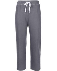 James Perse - Garment-dyed Cotton Track Pants - Lyst