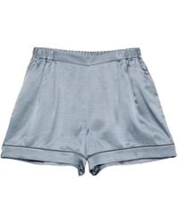 Carine Gilson - Piped Wide-Leg Pajama Bottoms - Lyst