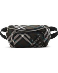 Burberry - Small Check Pattern Belt Bag - Lyst