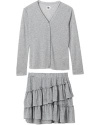 B+ AB - Ruffled-Tiered Skirt Set - Lyst