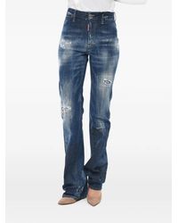 DSquared² - Dalma Angel Distressed-Effect Jeans - Lyst