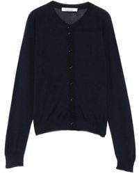 Liviana Conti - Fine-Knit Button-Up Cardigan - Lyst