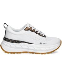 Guess - Mesh-Sneakers Mit Logo-Detail - Lyst