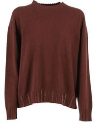 Fabiana Filippi - Platinum Ebon Crew Neck Sweater - Lyst