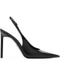 Sam Edelman - Tegan Patent-Finish Slingback Pumps - Lyst