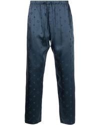 Heren Kleding voor voor Nacht Versace Pyjamabroek Met Barokprint in het Zwart voor heren en slaapmode voor Pyjamas en loungekleding 
