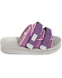 Suicoke - Moto-Po Slipper Mit Klettverschluss - Lyst