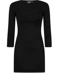 DSquared² - Round-Neck Stretch-Design Minidress - Lyst