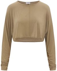 Artemis DiCiero - Cropped Top Met Lange Mouwen - Lyst