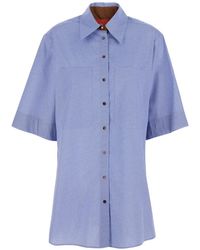 ..,merci - Geometric-Print Short-Sleeve Shirt - Lyst