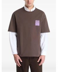 Samsøe & Samsøe - Sasteven Logo-Print Slogan-Print T-Shirt - Lyst