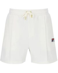Fila - Eusebio Logo-Patch Drawstring Track Shorts - Lyst