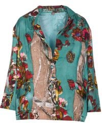 Yavi - Veste Boutonnée À Fleurs - Lyst