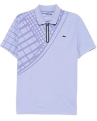 Lacoste - Polo con logo bordado - Lyst