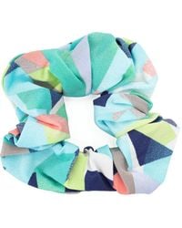 Lygia & Nanny - Lola Geometric-Print Hair Scrunchie - Lyst