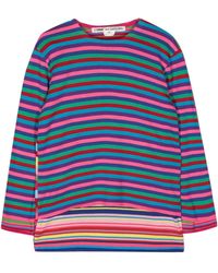 Comme des Garçons - Jersey a capas con motivo de rayas - Lyst