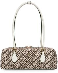 Tommy Hilfiger - Monogram-Jacquard Shoulder Bag - Lyst