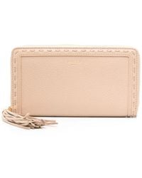 Lancel - Zip-Up Leather Wallet - Lyst