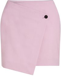 Karl Lagerfeld - Gewickelter Minirock - Lyst