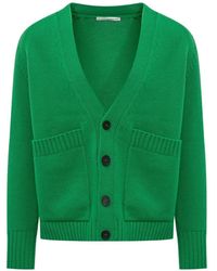Studio Nicholson - Cardigan Mit V-Ausschnitt - Lyst