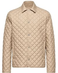 Moncler - Avrelie Diamond Quilted Padded Shirt Jacket - Lyst