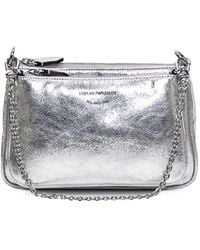 Emporio Armani - Mini Schultertasche mit Logo - Lyst