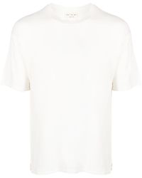 Ma'ry'ya - Short-sleeve Linen-blend T-shirt - Lyst