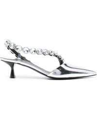 Stella McCartney - Zapatos Iconic Crystal con tacón de 50 mm - Lyst