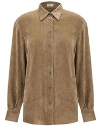 Brunello Cucinelli - Snap-Button Shirt - Lyst
