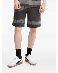 HUGO - Bermudas con motivo tie-dye y logo - Lyst