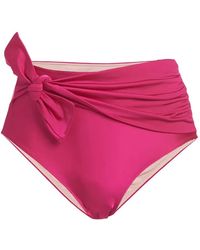 PATBO - High-Waisted Tie Bikini Bottoms - Lyst