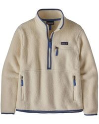 Patagonia - Retro Pile Marsupial Half-Zip Sweatshirt - Lyst