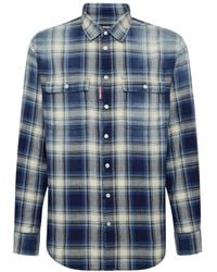 DSquared² - Plaid Button-Front Shirt - Lyst