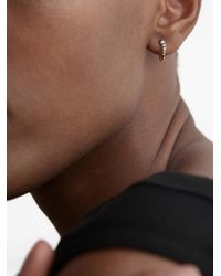 Monica Vinader - Riva Pavé Diamond Huggie Earrings - Lyst