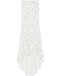 Nissa - Jupe Ornée De Sequins À Coupe Longue - Lyst