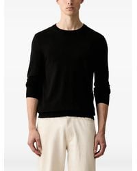 Trussardi - Logo-Embroidered Crew-Neck Sweater - Lyst