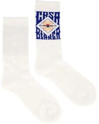 CASABLANCA - Hermons Mirage Logo-Intarsia Socks - Lyst