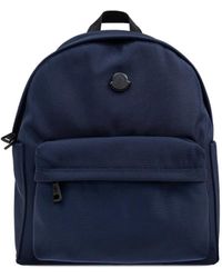 Moncler - Rucksack Mit Logo-Patch - Lyst