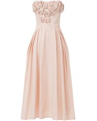 Elisabetta Franchi - ローズアップリケ ドレス - Lyst