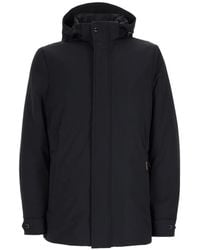 Moorer - Hooded Concealed-Fastening Jacket - Lyst